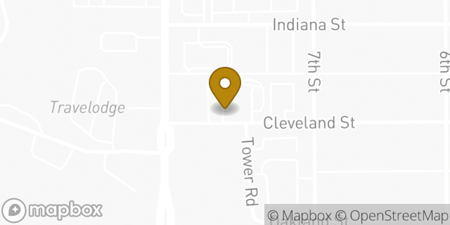 Map showing the location of McDonald's in Rapid City, SD 57701