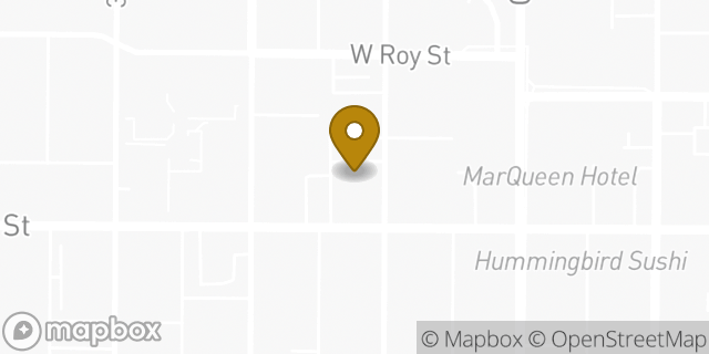 Map showing the location of Bank Of America in Seattle, WA 98119
