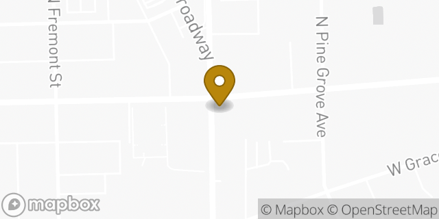 Map showing the location of Starbucks in Chicago, IL 60613