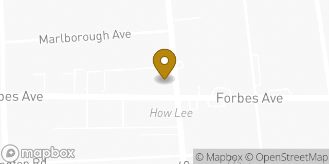 Map showing the location of Dunkin' in Pittsburgh, PA 15217
