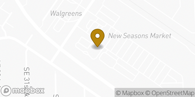 Map showing the location of McDonald's in Milwaukie, OR 97222