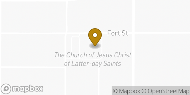 Map showing the location of The Church of Jesus Christ of Latter-day Saints in Omaha, NE 68104