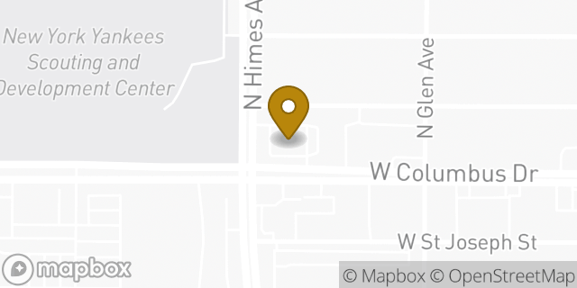 Map showing the location of Fifth Third Bank in Tampa, FL 33607