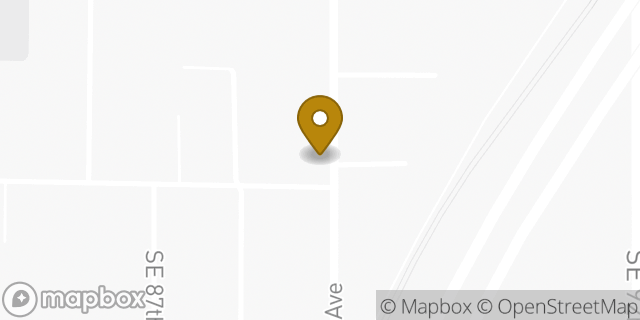 Map showing the location of American Legion in Portland, OR 97266