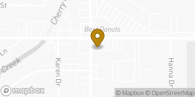 Map showing the location of Dunkin' in Del City, OK 73115
