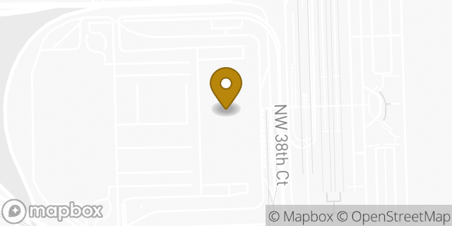 Map showing the location of Budget Car Rental in Miami, FL 33142