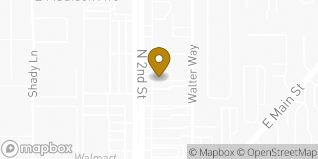 Map showing the location of Subway in El Cajon, CA 92021