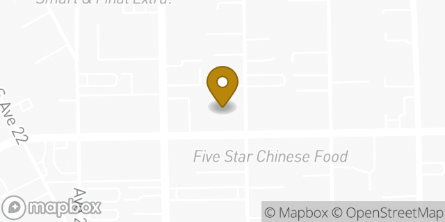 Map showing the location of ATM CVS in Los Angeles, CA