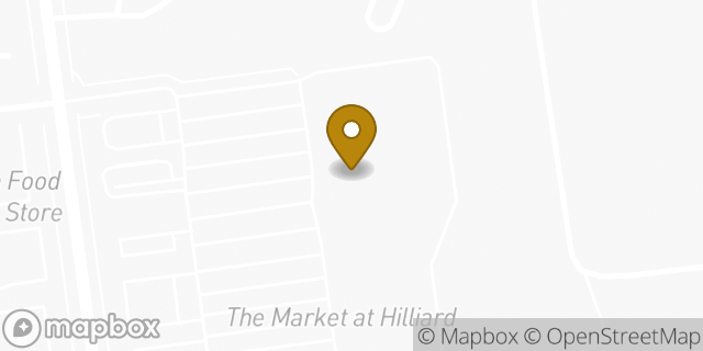 Map showing the location of Target in Hilliard, OH 43026