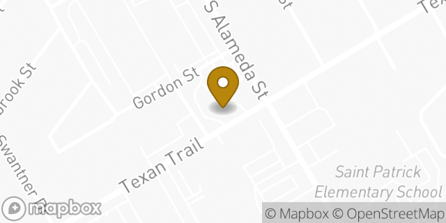 Map showing the location of Whataburger in Corpus Christi, TX 78411