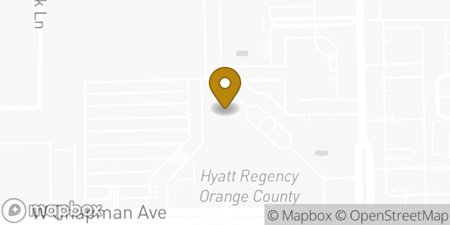 Map showing the location of Starbucks in Garden Grove, CA 92840