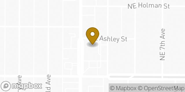 Map showing the location of ATM Walgreens in Portland, OR