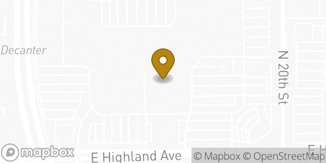 Map showing the location of ATM Fry's in Phoenix, AZ 85016