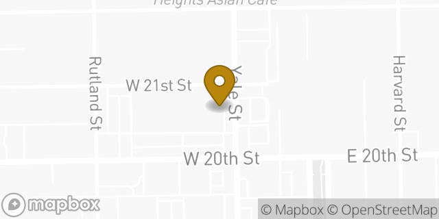 Map showing the location of Subway in Houston, TX 77008