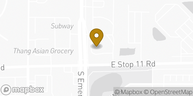 Map showing the location of CVS Pharmacy in Indianapolis, IN 46237