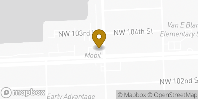 Map showing the location of 7-Eleven in Miami, FL 33150
