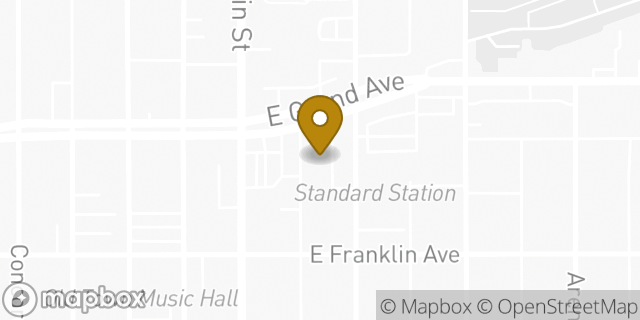 Map showing the location of Chase Bank in El Segundo, CA 90245