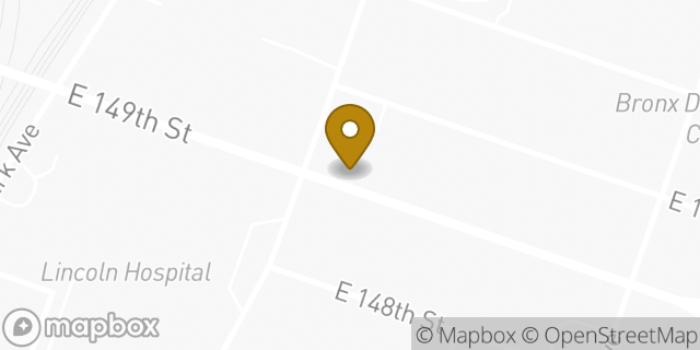 Map showing the location of McDonald's in Bronx, NY 10451