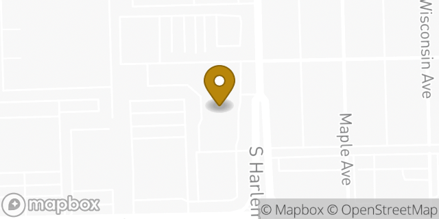 Map showing the location of FORD CHARGE Charging Station in North Riverside, IL 60546
