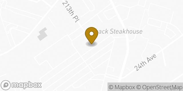 Map showing the location of Starbucks in Bayside, NY 11360