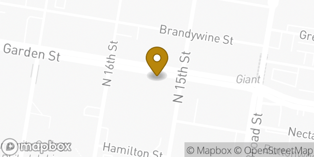 Map showing the location of Dunkin' in Philadelphia, PA 19130