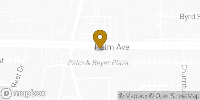 Map showing the location of AutoZone in San Diego, CA 92154