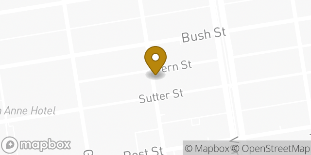 Map showing the location of The UPS Store in San Francisco, CA 94109