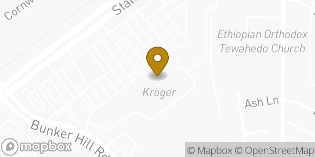 Map showing the location of Kroger in Sachse, TX 75048