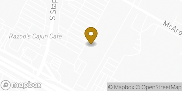 Map showing the location of HomeGoods in Corpus Christi, TX 78411