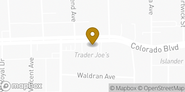Map showing the location of Trader Joe's in Los Angeles, CA 90041