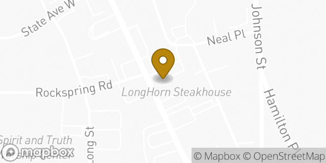 Map showing the location of LongHorn Steakhouse in High Point, NC 27262