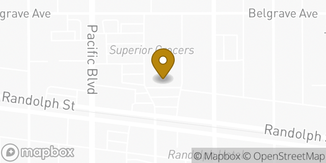 Map showing the location of Enterprise Rent-A-Car in Huntington Park, CA 90255
