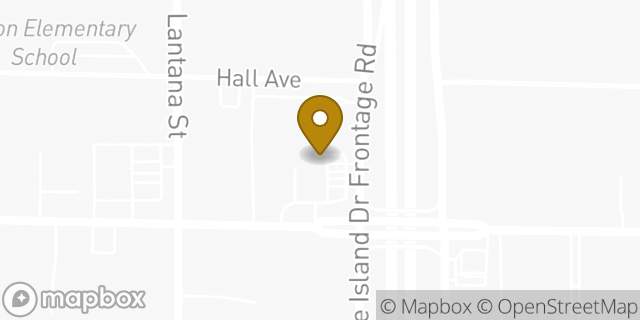 Map showing the location of Subway in Corpus Christi, TX 78408