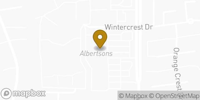 Map showing the location of Albertsons in Lakeside, CA 92040