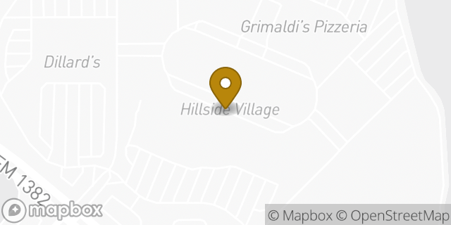Map showing the location of LensCrafters in Cedar Hill, TX 75104