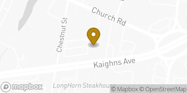 Map showing the location of Olive Garden in Cherry Hill, NJ 08002