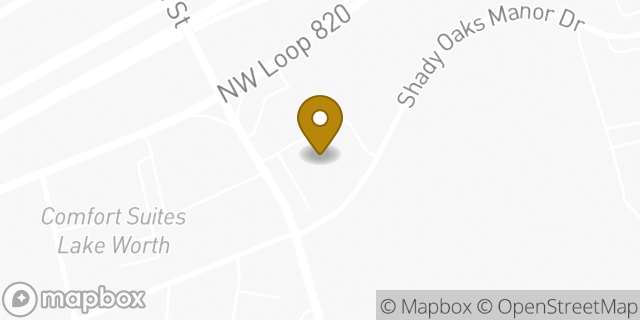 Map showing the location of La Quinta Inn & Suites Fort Worth - Lake Worth in Fort Worth, TX 76135