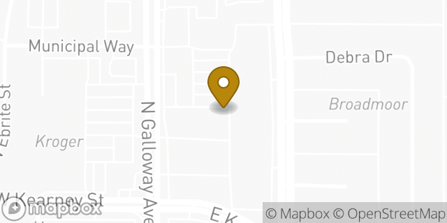 Map showing the location of ATM CVS in Mesquite, TX