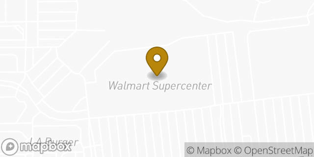 Map showing the location of Walmart in Carrollton, TX 75006