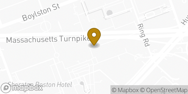 Map showing the location of Chase Bank in Boston, MA 02199