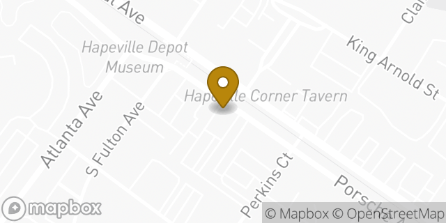 Map showing the location of Regions Bank in Hapeville, GA 30354