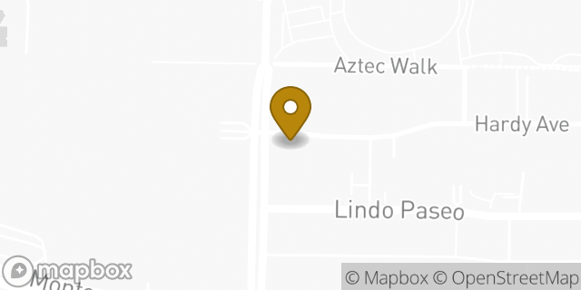 Map showing the location of The UPS Store in San Diego, CA 92115