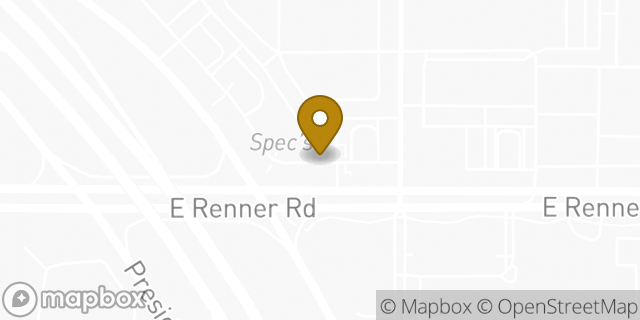 Map showing the location of Starbucks in Richardson, TX 75082