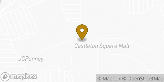 Map showing the location of Sunglass Hut in Indianapolis, IN 46250