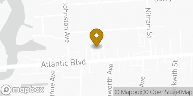 Map showing the location of AutoZone in Jacksonville, FL 32211