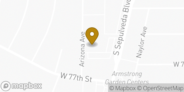 Map showing the location of The Church of Jesus Christ of Latter-day Saints in Los Angeles, CA 90045