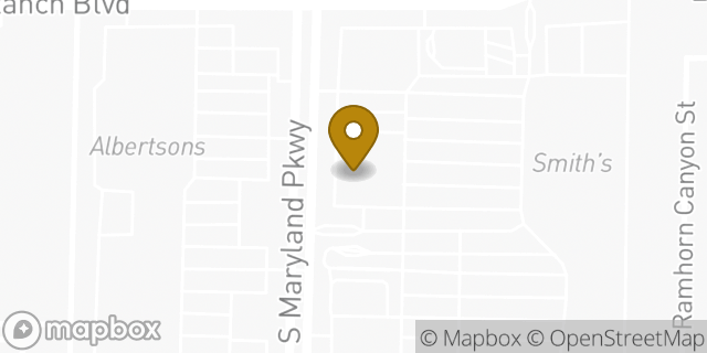 Map showing the location of Pearle Vision in Las Vegas, NV 89183