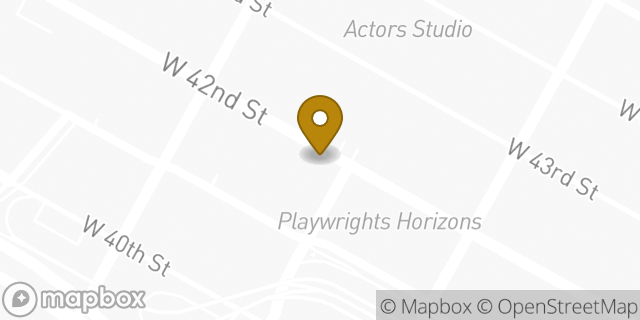 Map showing the location of The UPS Store in New York, NY 10036