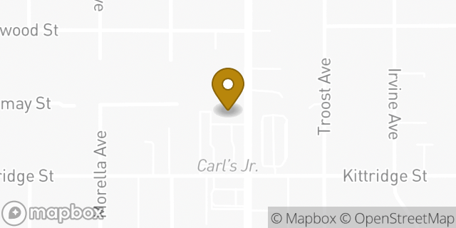 Map showing the location of 7-Eleven in North Hollywood, CA 91606
