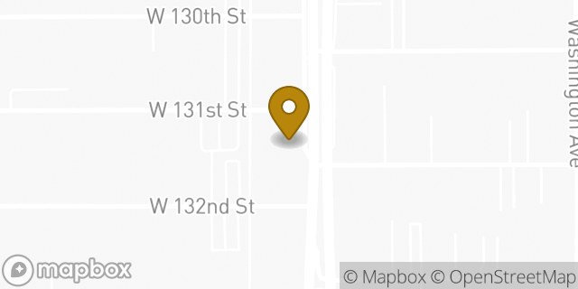 Map showing the location of Planet Fitness in Hawthorne, CA 90250